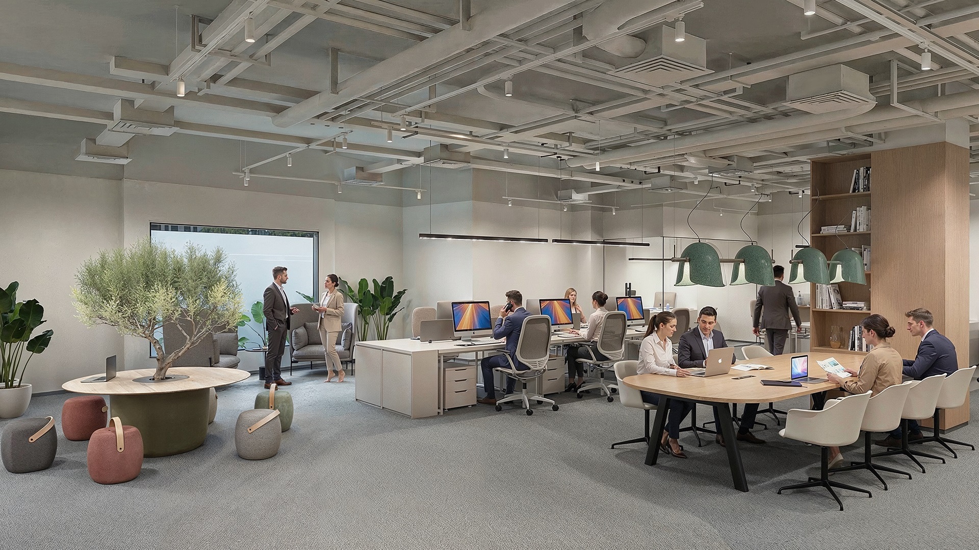 Corporate office fit-out project Dubai