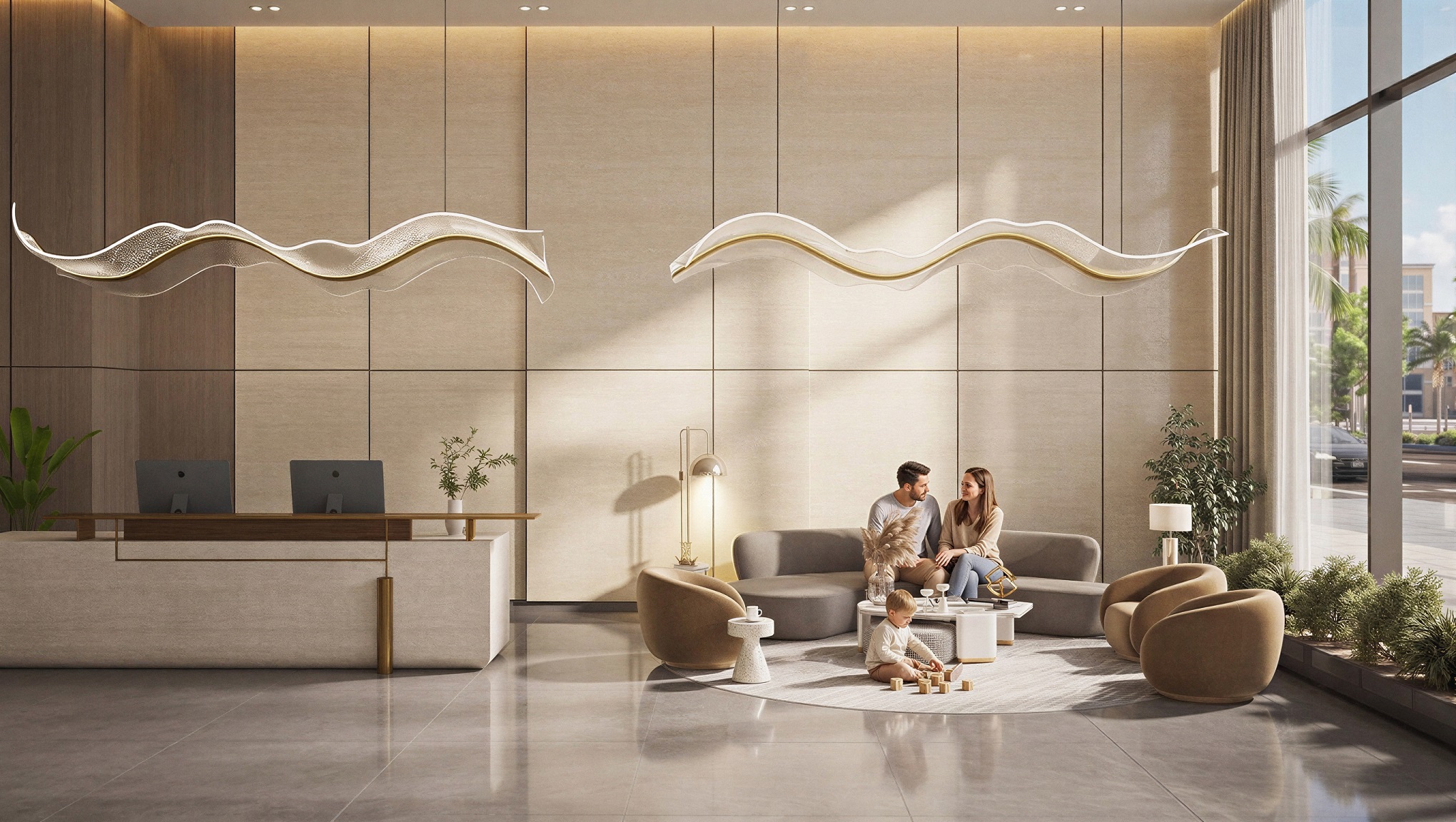 Luxury apartment interior design