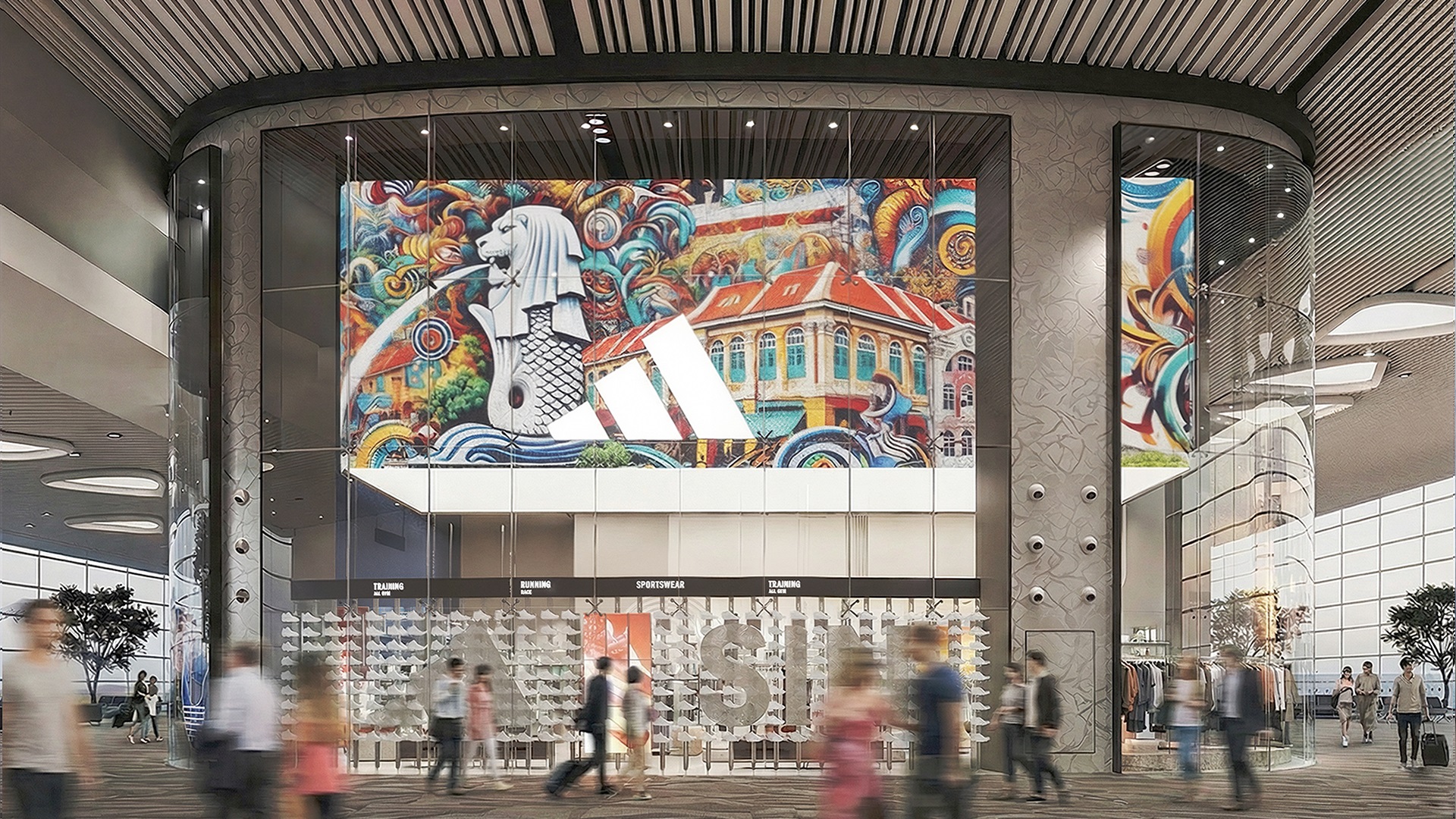 airport mall interior design