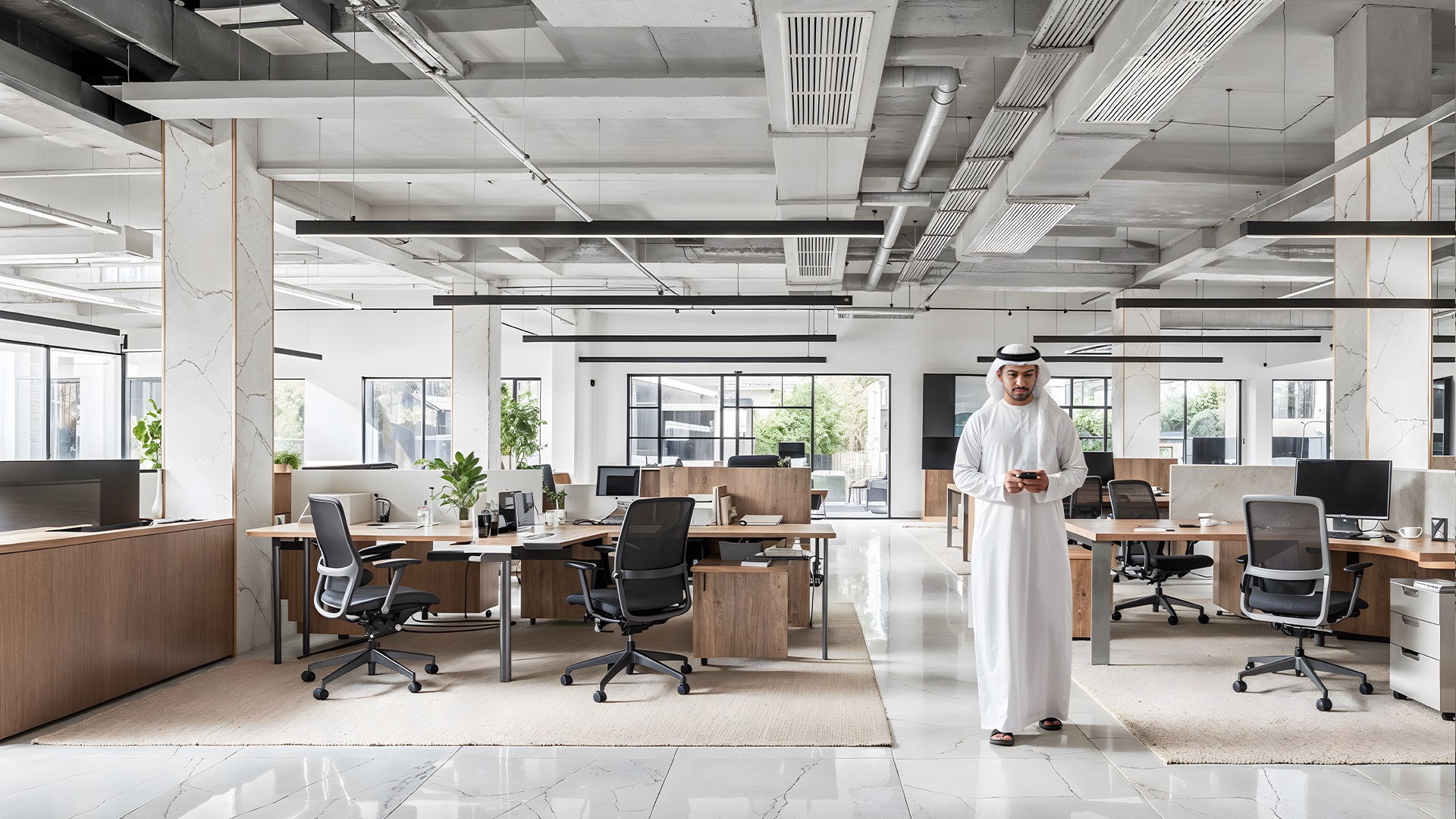 Corporate office fit-out project Dubai UAE