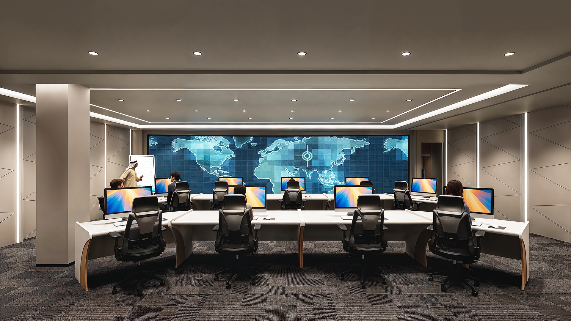 Collaborative workspace interior design