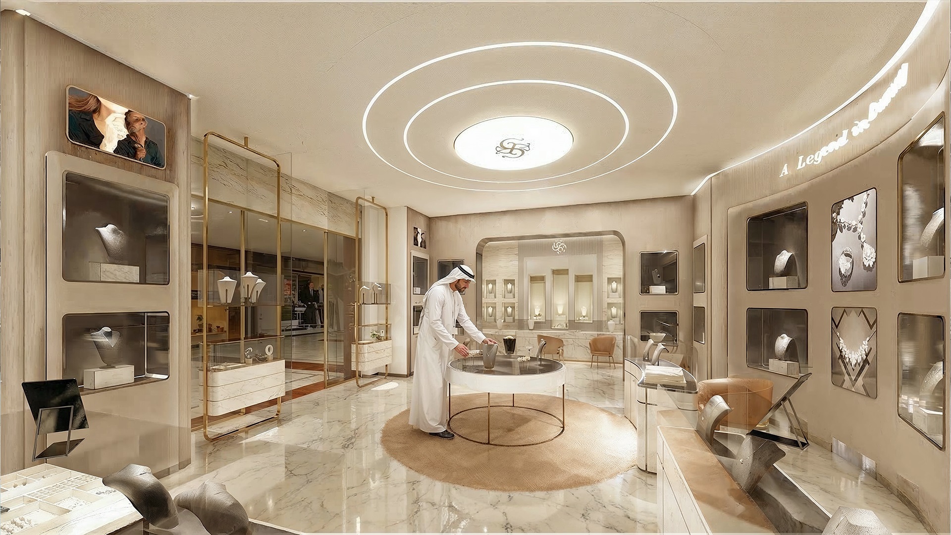 Premium luxury boutique interior fit-out UAE