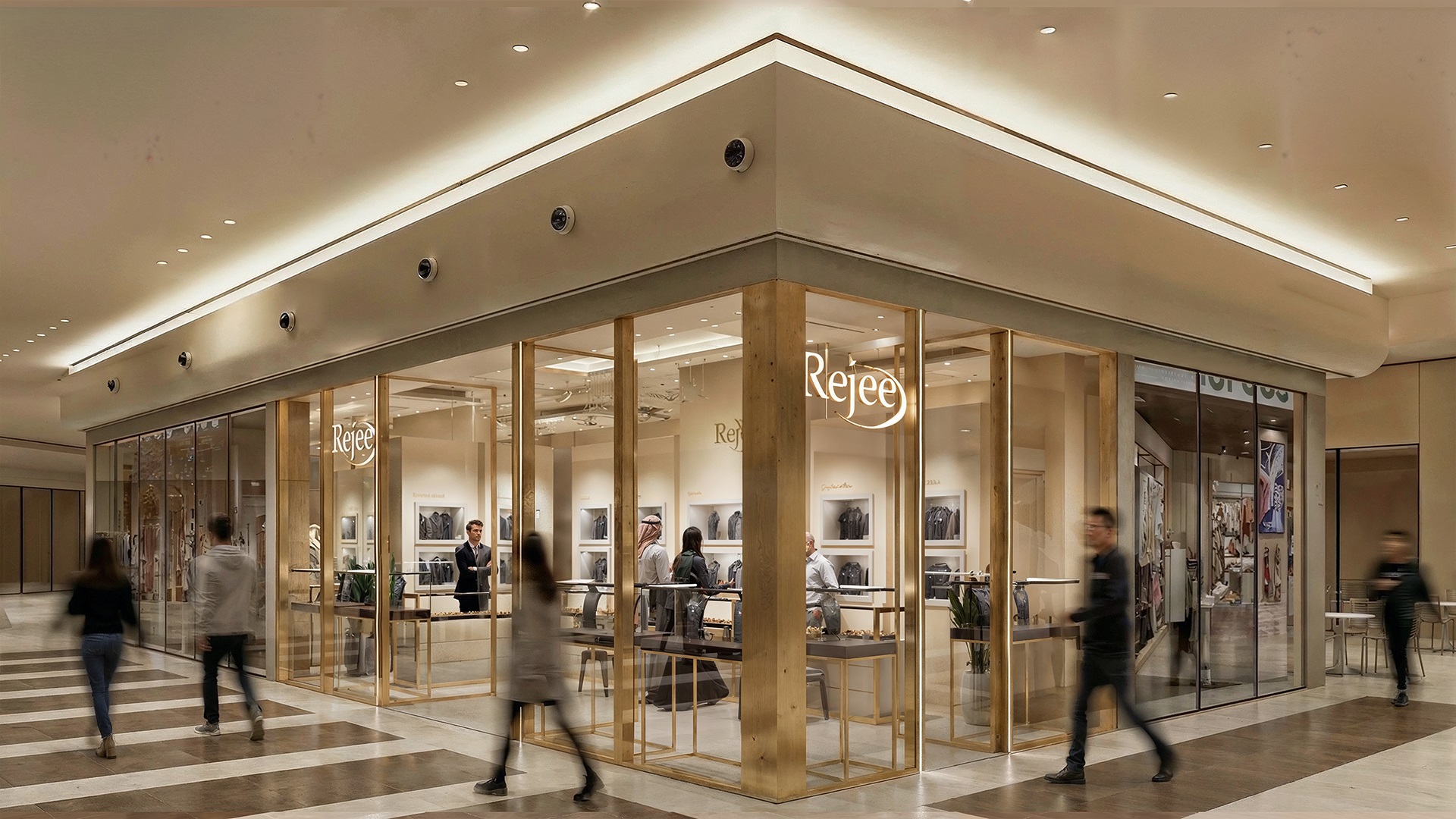 Retail store fit-out design Dubai Mall UAE