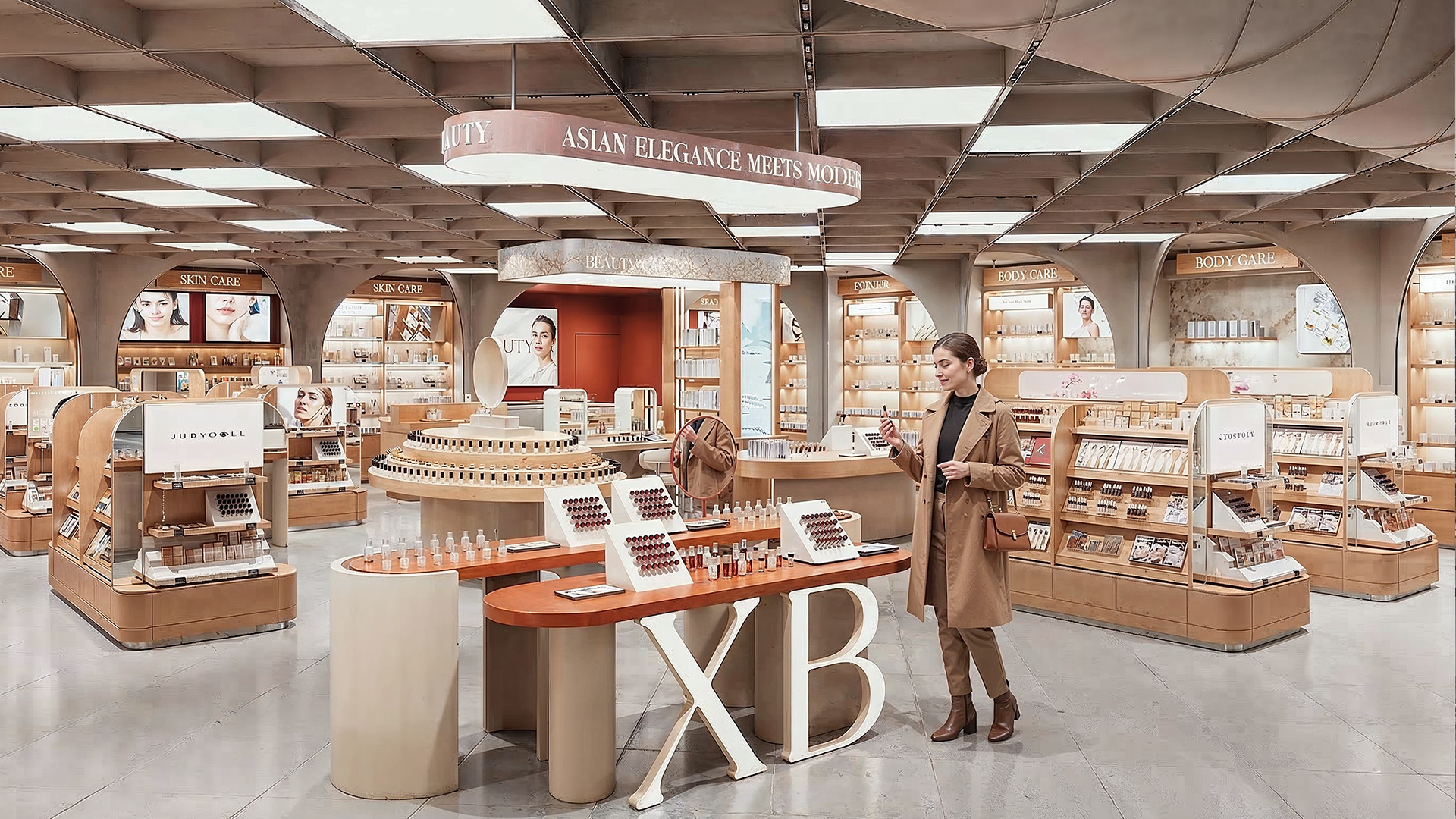 Creative shop layout planning and space optimization Dubai