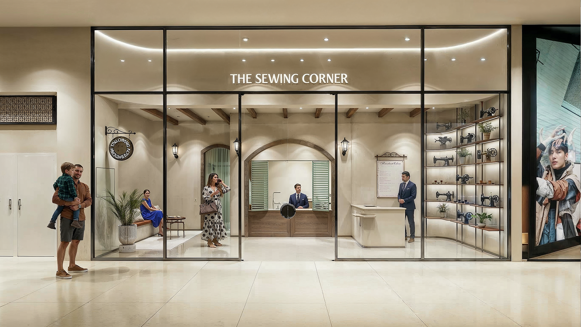 Creative retail interior design Dubai