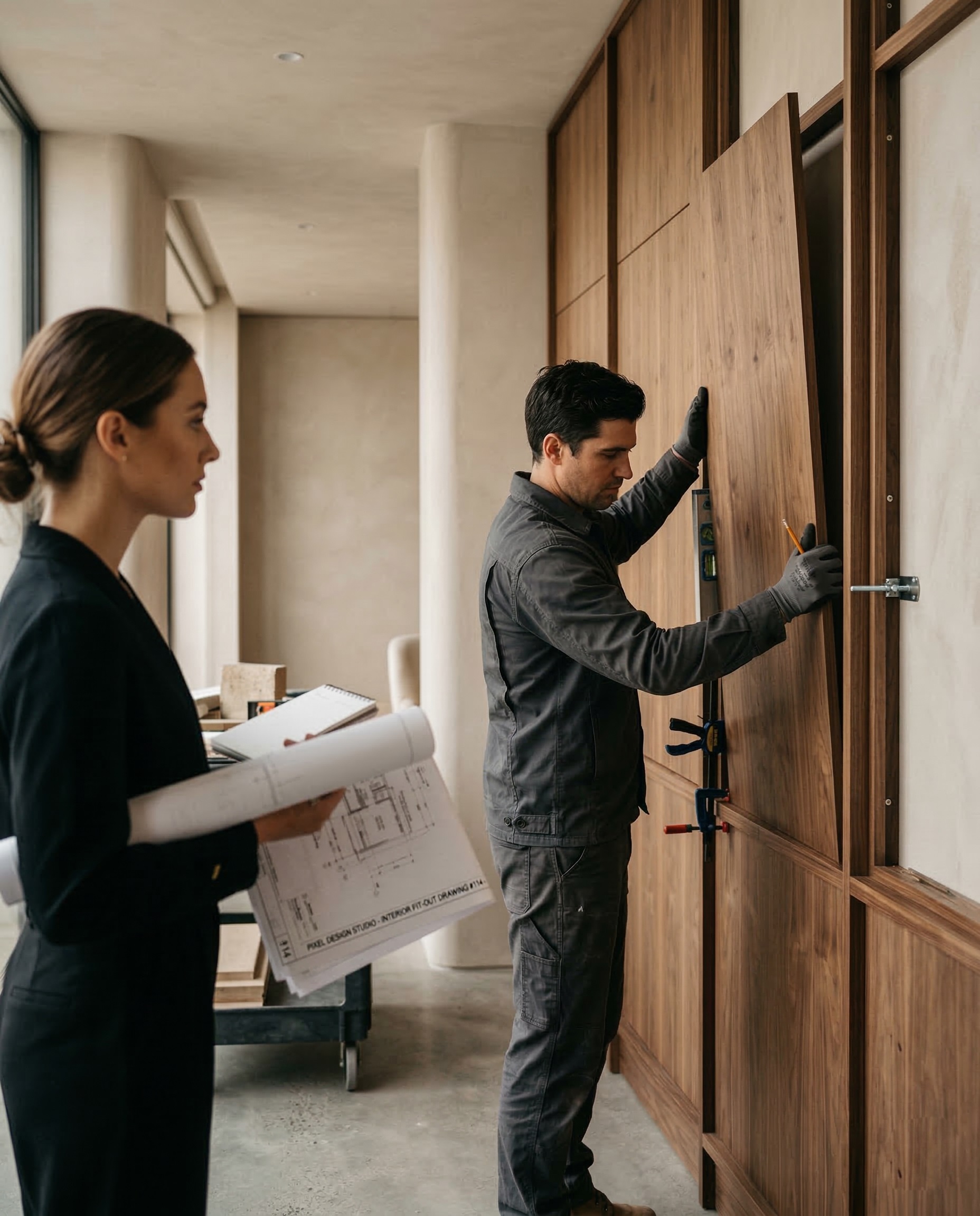 Corporate office fit-out project Dubai UAE